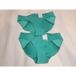 Women's Invisible Edge Bikini Underwear - Auden Green Size XS(0-2)